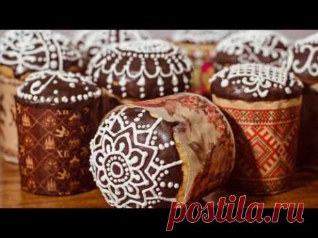 Как оформить пасхальный кулич айсингом