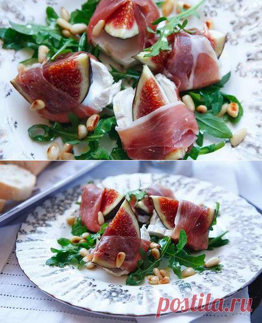 Новая закуска из инжира и сыра с ветчиной - рецепт с фото - Рецепты с фото