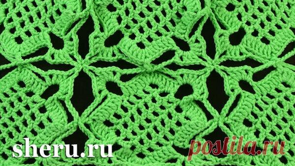 Ажурная кофточка крючком с оригинальным рукавом схемы вязания и 📺 видео мастер класс | Студия Елены Ругаль Вязание | Яндекс Дзен