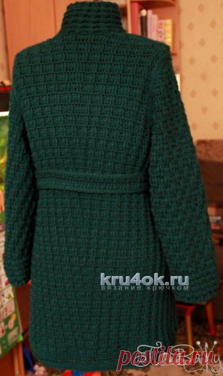 Пальто и сумочка крючком. Работы Елены Петровой - вязание крючком на kru4ok.ru