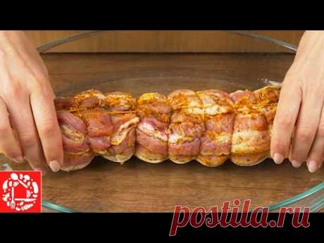 Вместо колбасы! Вкуснейшая Свиная грудинка в духовке