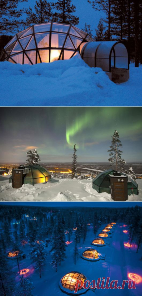 Funzug.com | Amazing Igloo Village At Hotel Kakslauttanen | Hotel, Glass, Igloos, Each, Kakslauttanen