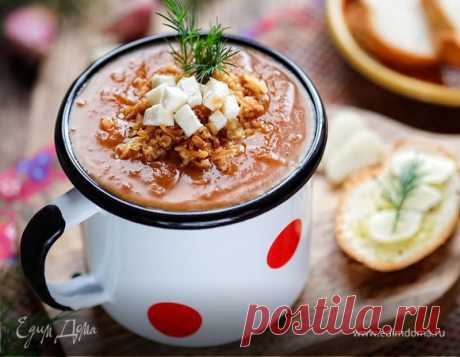 Суп-пюре из овощей с луковыми чипсами и адыгейским сыром рецепт 👌 с фото пошаговый