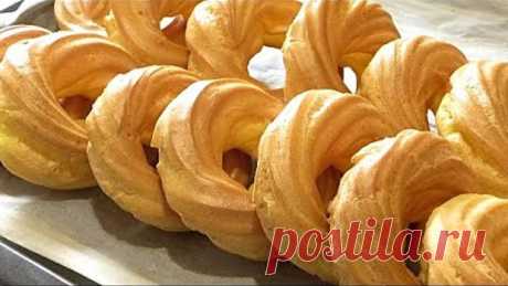 Как правильно приготовить ЗАВАРНЫЕ ПИРОЖНЫЕ "КОЛЬЦА" /BREWED CAKES-RINGS