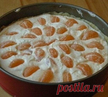 Пирог &quot;Ноктюрн&quot; с мандаринками