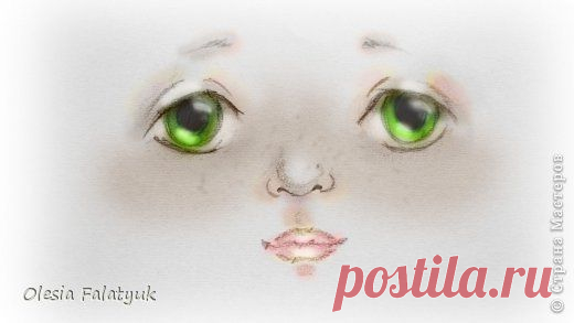 Рисовать лицо. Дети, куклы. | Страна Мастеров