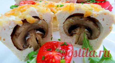Куриные маффины с сюрпризом, пошаговый рецепт с фото