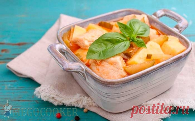 Рецепт азу из индейки в мультиварке — MEGOCOOKER