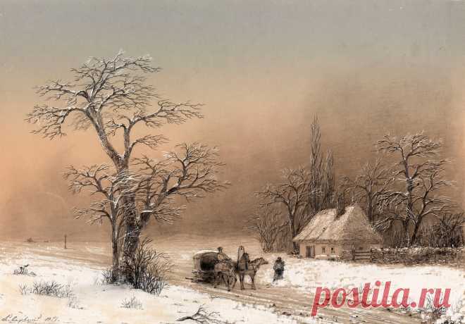 Зимние пейзажи И. Айвазовского - Путешествуем вместе