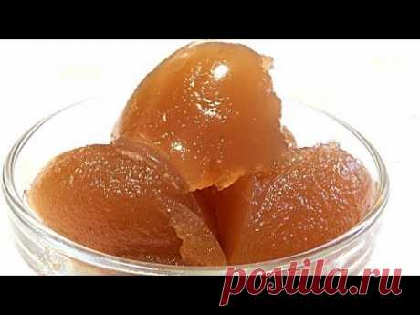 ЯБЛОЧНОЕ ПОВИДЛО . Рецепты от Галины/Jam from applesРецепт:
2,5 кг очищенных яблок,
1,8 кг сахара,
50 мл воды.