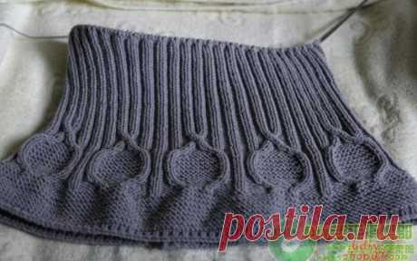 Модные шарфы-СНУДЫ (Snood) спицами. Идеи и описания.13 моделей