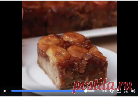 (4) AniFood - Upside Down Banana Cake 😍😍 . Full Recipe =&gt;...