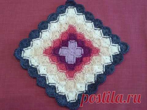Сидушка ( Баварское вязание).