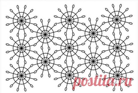 Нежный шарф крючком / Вязание крючком / Женская одежда крючком. Схемы.