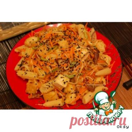 Салат из тофу и дайкона по-японски - кулинарный рецепт