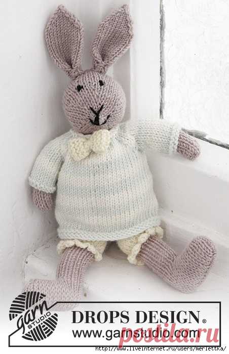 Вязаная игрушка: Миссис Банни (Автор статьи: pumpkin)