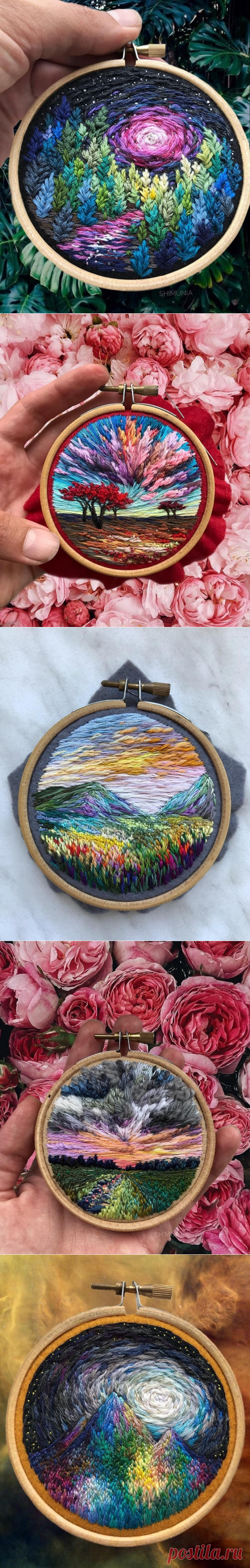 Вышивка как новая живопись: instagram недели