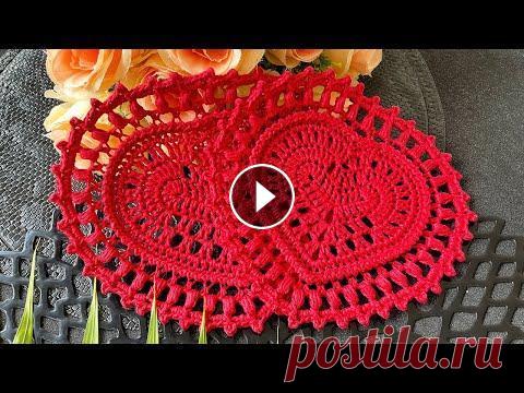 Подставка крючком под чашку, в форме сердца Подставка крючком под чашку, в форме сердца Крючок 3 мм Пряжа 100% хлопок 100 г / 150 м Высота 18 см Ширина 16 см ____________________________________...