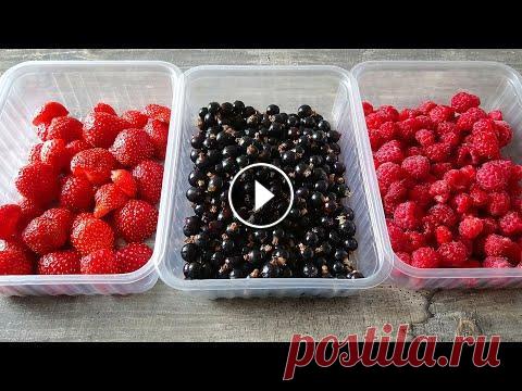 Заморозка ягод на зиму | Очечь хороший способ заготовить ягоду | Freeze the berries | La Marin Заморозка или заготовка на зиму ягод клубники, смородины, малины, земляники, вишни - этот вопрос возникает у любой хозяйки в летний ягодный сезон, ког...