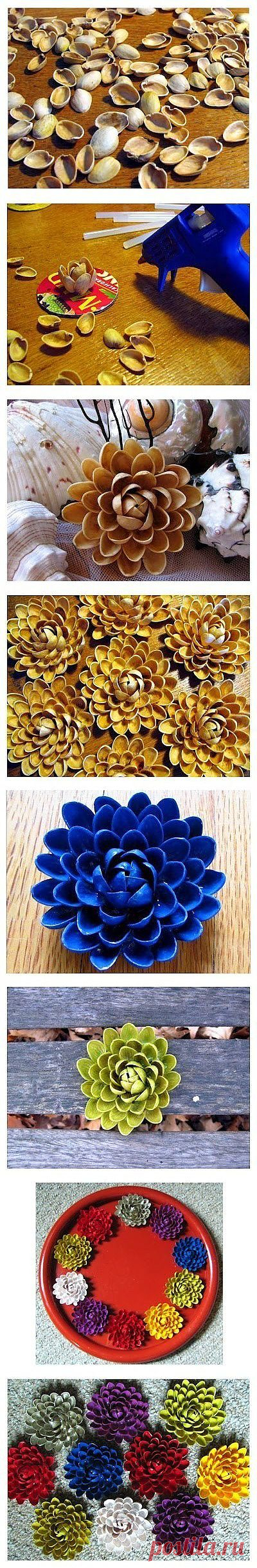 Поделки из фисташек. / Своими руками / Pinme.ru / Марина