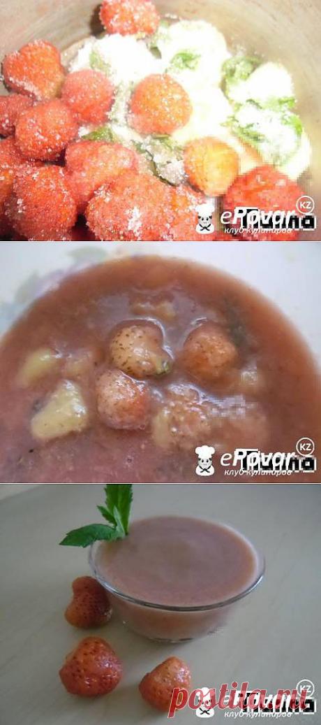 Клубничный соус с мятой — Рецепт приготовления с фото — Десерты, Прочие десерты