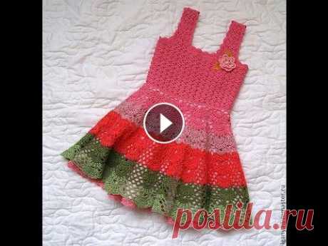 Вязание Крючком - Детский Сарафан 2020 / Knitting Hook Baby Summer Dress / Baby-Sommer-Kleid Вязание Крючком - Детский Сарафан 2020 / Knitting Hook Baby Summer Dress / Baby-Sommer-Kleid...