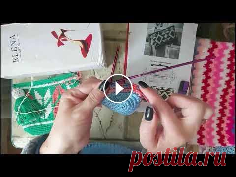 Жаккард крючком. Косметичка часть 2. В этом видео продолжаем вязать косметичку с жаккардовым узором. Жаккард крючком часть 1: https://youtu.be/X1EBuM_kdnc...
