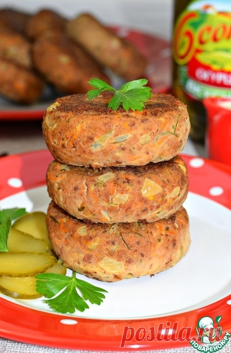 Биточки из картофеля и куриной печени