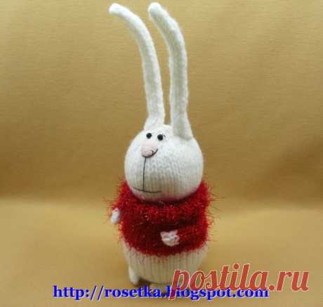 Тот самый заяц. Спицы. Подробнейший мастер-класс. / liveinternet.ru