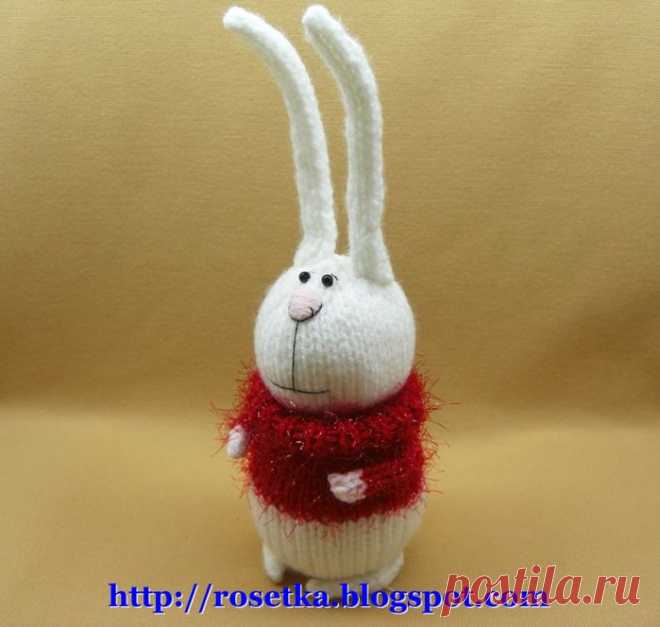 Тот самый заяц. Спицы. Подробнейший мастер-класс. / liveinternet.ru