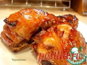 Глазированные свиные ребрышки - кулинарный рецепт