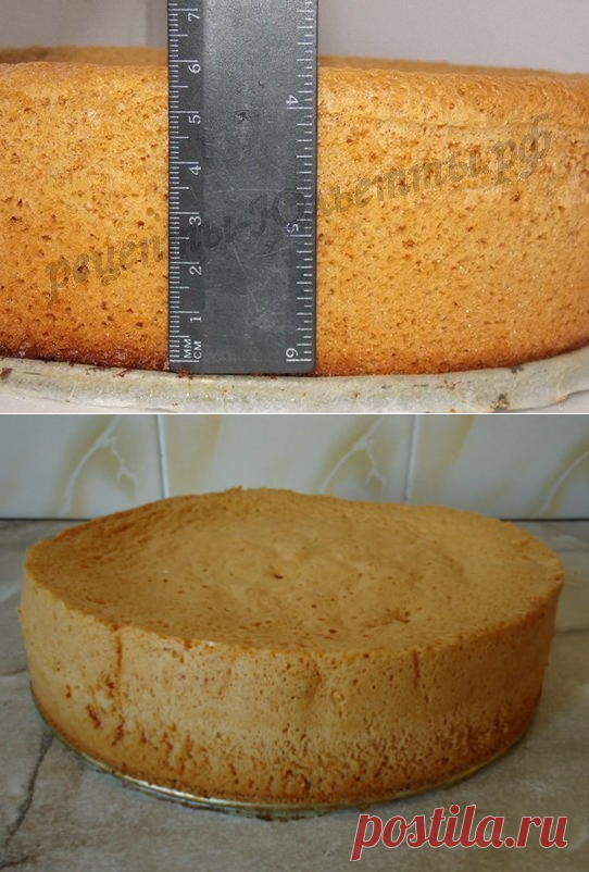 Самый простой бисквит, который всегда удаётся