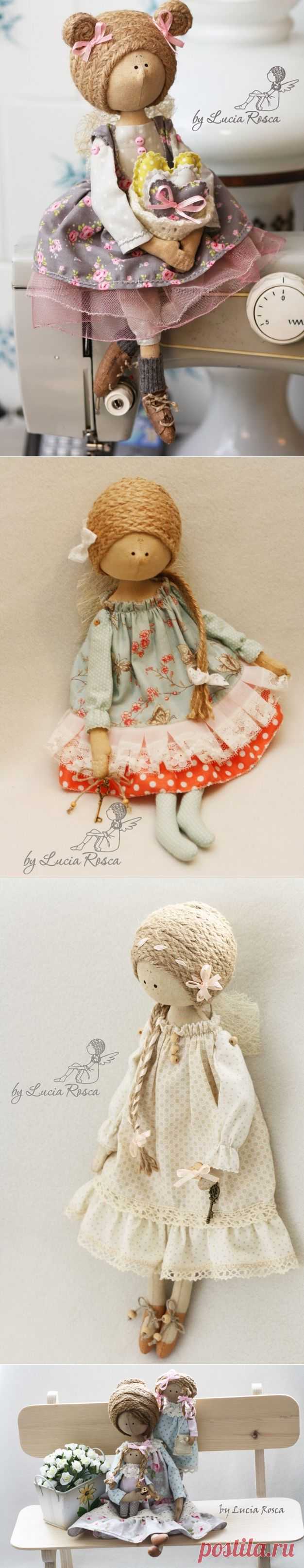 Чудесные интерьерные куклы Lucia Rosca