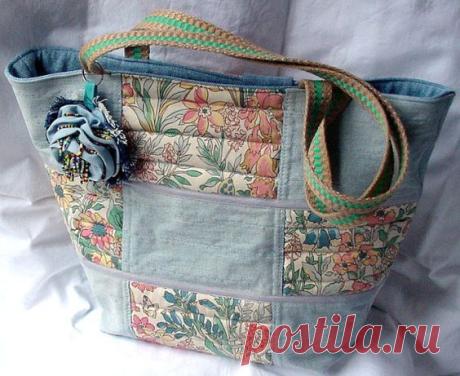 Давайте продолжать представлять поделки из джинсы (денима) | PicturesCrafts.com