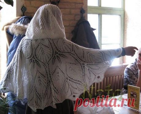 Необычные шали спицами. / Вязание спицами / Вязание для женщин спицами. Схемы