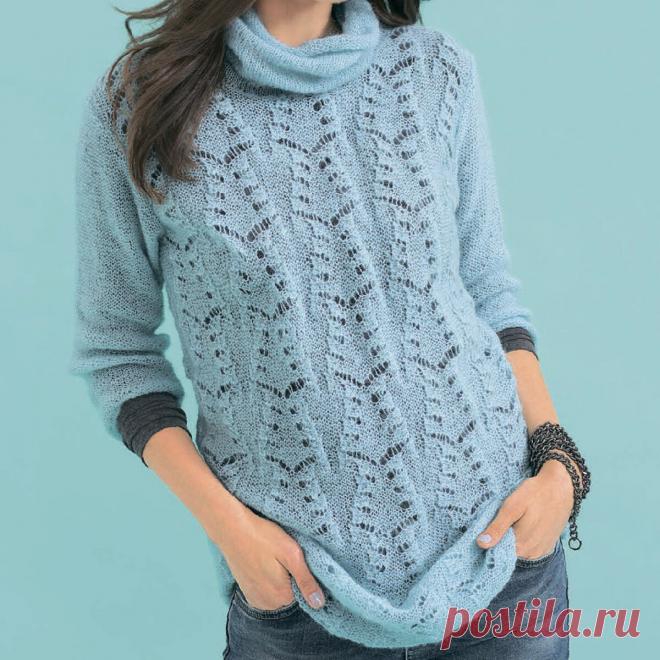 Вяжем спицами ажуры и араны в топах, пуловерах и кардиганах для лета и осени | Всё лучшее - маме | Яндекс Дзен