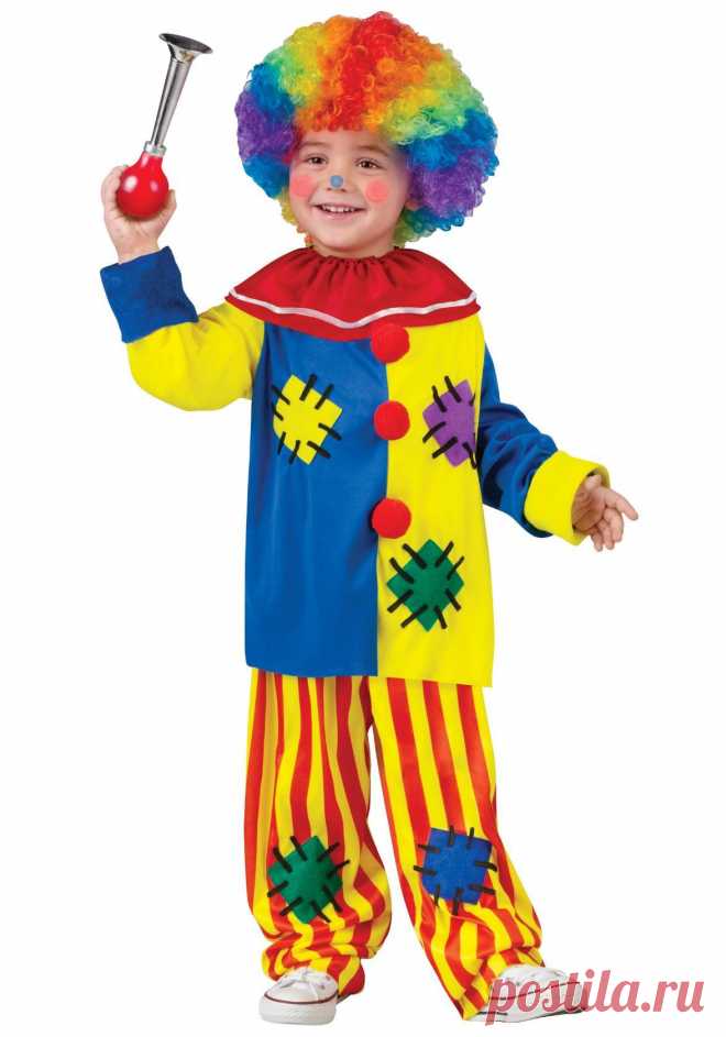 Новогодний костюм для мальчиков.  Клоун