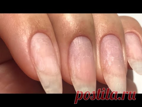 Аппаратный маникюр поэтапно | выравнивание базой 💅🏼 - YouTube
