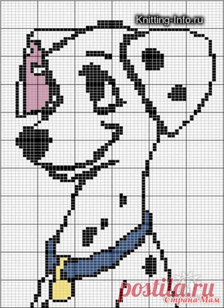 Идеи для оформления детских вещей, вязанных спицами... Часть №1(ещё схемы можно исп. для вышивки крестиком)