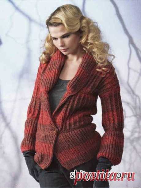 Бесплатные модели вязания спицами со схемами: меланжевый жакет/Пуловеры. Жакеты. Джемперы. Кофточки. Блузки. Свитера/Вязание/Статьи / Шитье, вязание, рукоделие, бисероплетение