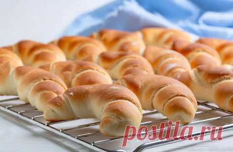 Рогалики с начинкой из творога — заготовки