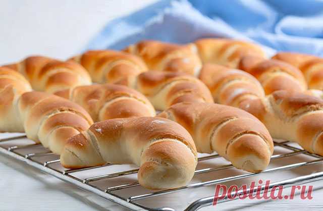 Рогалики с начинкой из творога — заготовки