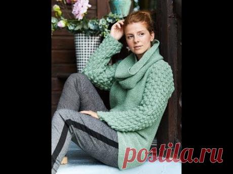 Пуловер Спицами для Женщин - видео-образцы моделей 2019 / Pullover Knitting needles for Women video