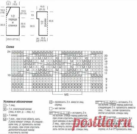 Нежность белой пряжи завораживает! Интересный ажурный пуловер