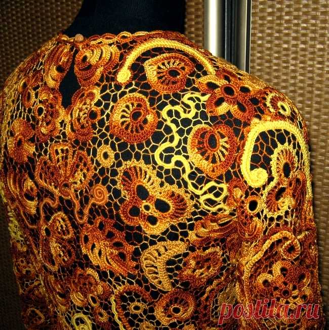 ...медовое или янтарное..(на ваш вкус).. ирландское кружево..