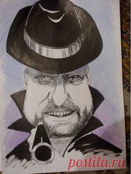 шаржи и акварель - 17 фото. Фотографии Нэля Гурево.