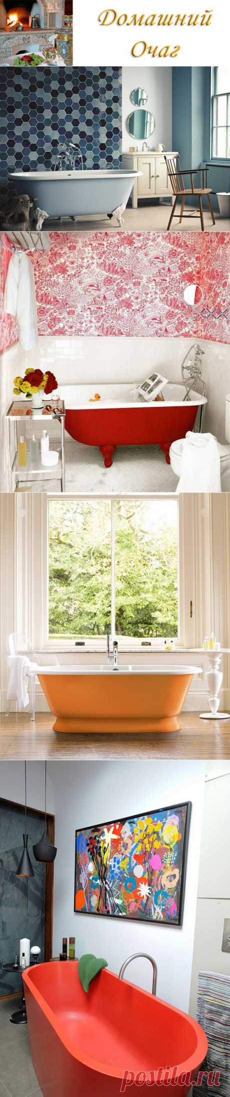 Красочные идеи для ванной комнаты