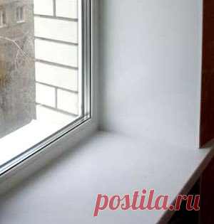 Как заделать откос окна.