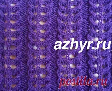 Узор ажурные дорожки спицами — схема и описание

Источник: https://azhyr.ru/220-uzor-azhurnye-dorozhki-spitsami-s..

Узор прекрасно подходит для вязания ажурных кофточек, пуловеров, кардиганов, шарфиков из тонкой хлопковой или мохеровой пряжи. 

Рапорт узора 9 петель +2 для симметрии +2 кромочные. Повторяется узор с 1-4 ряд. На схеме показаны лицевые и изнаночные ряды. 

В пустых клетках петель нет. Схему в лицевых рядах читаем справа налево, в изнаночных, слева направо.

О...