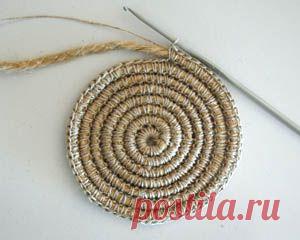 Интересный прием вязания